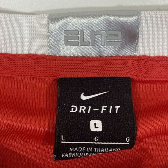 Ohio State Buckeyes Jersey Mens Large Red #1 Basketball Nike Dri Fit Elite Sewn - Picture 8 of 11